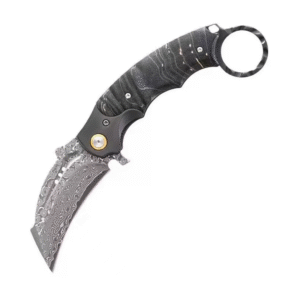 Outdoor EDC Klappmesser - Damascus