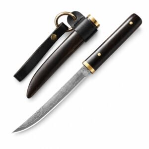 Damaststahl VG10 Outdoormesser tragbares Messer Sammelmesser scharfes kleines gerades Messer