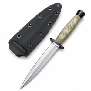 Zweischneidiges Messer mit feststehender Klinge von Spartan Collaboration