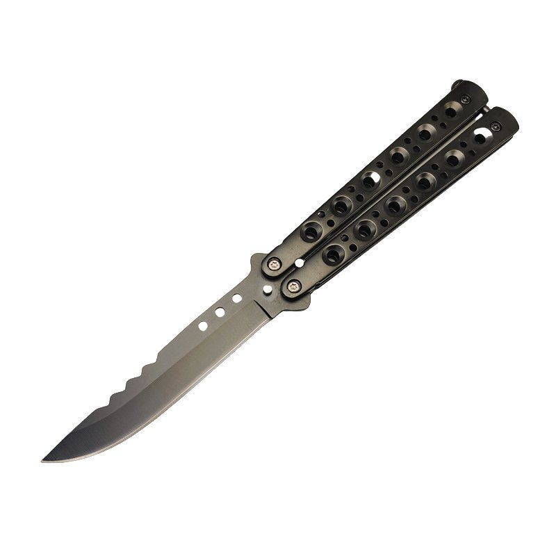 a27e3eb33f7120cb6653a92ec9142ed.jpg Balisong-Messer Schwarz